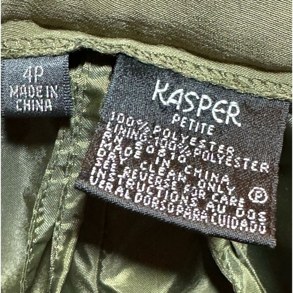 Kasper Petites Dress / Suit Pants 4 P - Picture 3 of 3